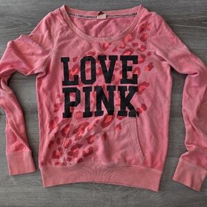 VS Pink | Leopard Graphic Sweatshirt